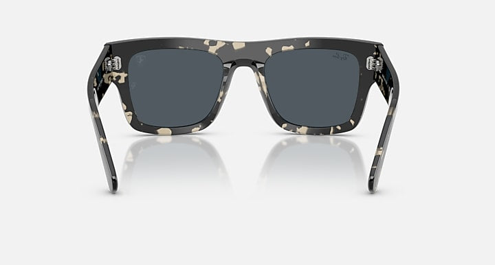 Ray-Ban RB2217M SCUDERIA FERRARI COLLECTION Grey Havana with Dark Grey Solid Color lenses - Back