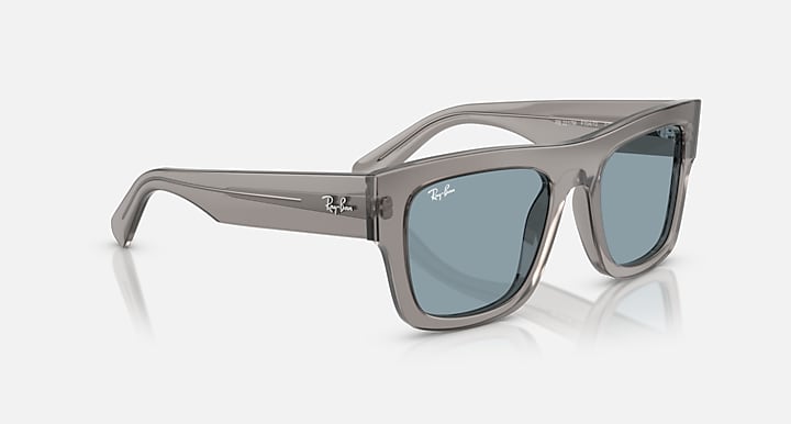 Ray-Ban RB2217M SCUDERIA FERRARI COLLECTION Transparent Grey with Azure Solid Color lenses - Alternative
