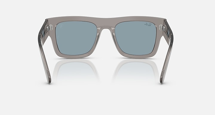 Ray-Ban RB2217M SCUDERIA FERRARI COLLECTION Transparent Grey with Azure Solid Color lenses - Back