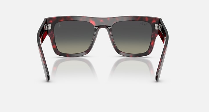 Ray-Ban RB2217M SCUDERIA FERRARI COLLECTION Red Havana with Grey Gradient Gradient lenses - Back