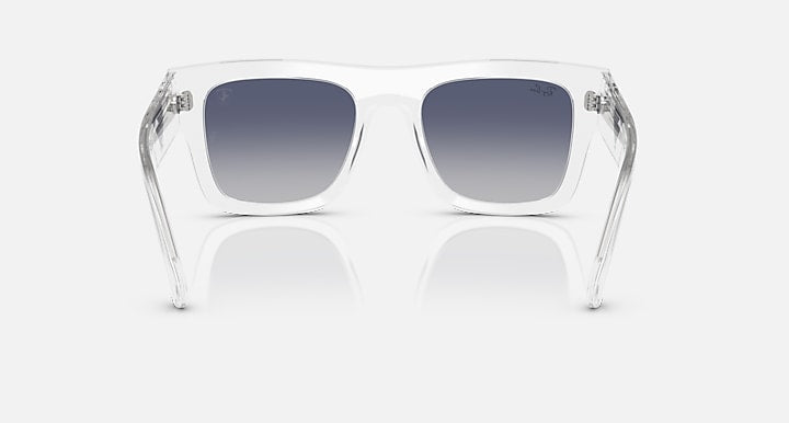 Ray-Ban RB2217M HOME RACE SPECIAL EDITION 2025 Transparent with Grey Gradient Blue Gradient lenses - Back