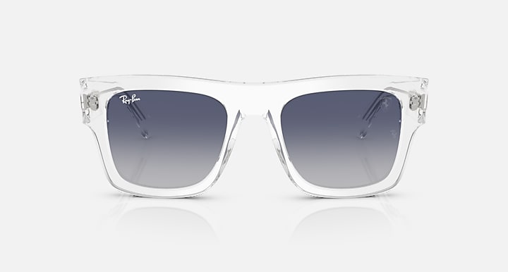 Ray-Ban RB2217M HOME RACE SPECIAL EDITION 2025 Transparent with Grey Gradient Blue Gradient lenses - Front