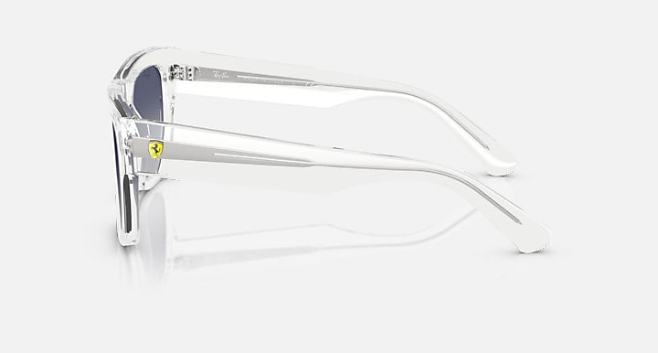 Ray-Ban RB2217M HOME RACE SPECIAL EDITION 2025 Transparent with Grey Gradient Blue Gradient lenses - Lateral