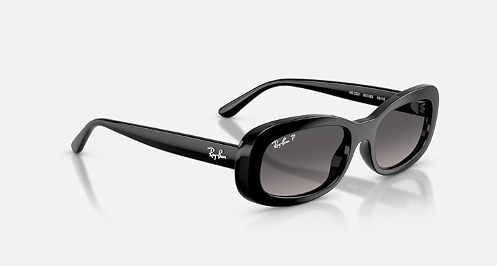 Ray-Ban RB2221 Black with Gradient Grey Polarized Gradient lenses - Alternative