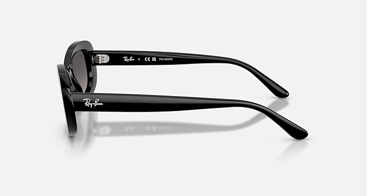 Ray-Ban RB2221 Black with Gradient Grey Polarized Gradient lenses - Lateral