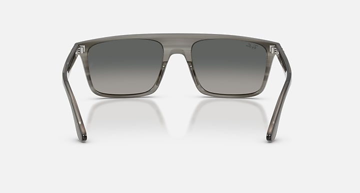 Ray-Ban RB2222 Striped Grey with Gradient Grey Gradient lenses - Back