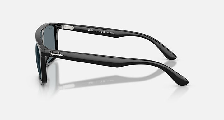 Ray-Ban RB2222 Black with Dark Blue Polarized Solid Color lenses - Lateral