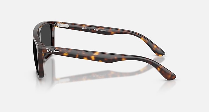 Ray-Ban RB2222 Havana with Polarized Black Solid Color lenses - Lateral