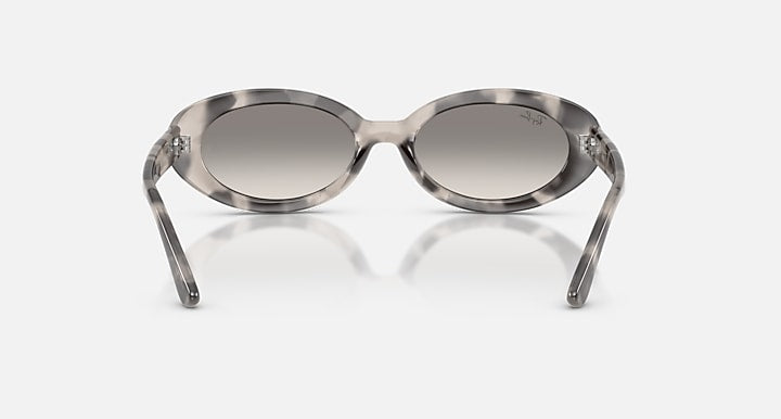 Ray-Ban RB2223 Opal Grey Havana with Clear Gradient Grey Gradient lenses - Back