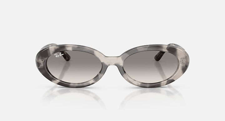 Ray-Ban RB2223 Opal Grey Havana with Clear Gradient Grey Gradient lenses - Front
