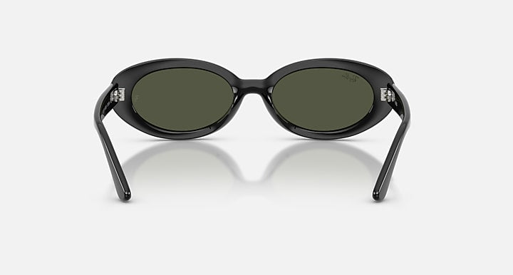 Ray-Ban RB2223 Black with Green Solid Color lenses - Back