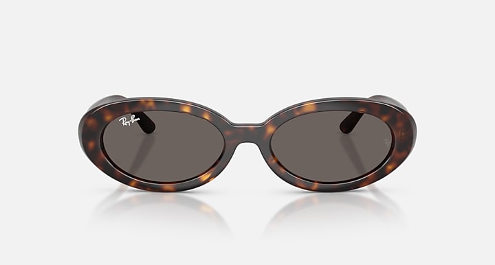 Ray-Ban RB2223 Havana with Dark Grey Solid Color lenses - Front