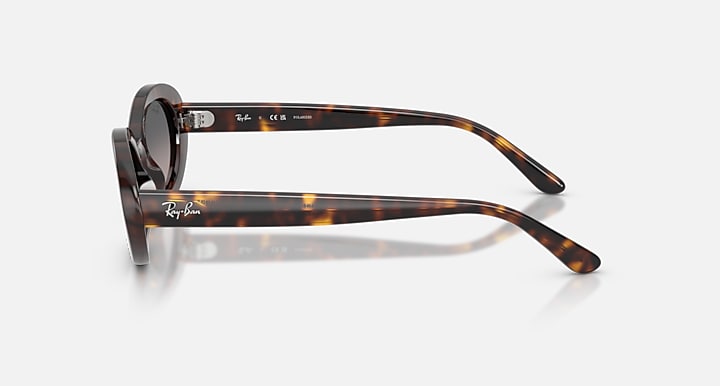 Ray-Ban RB2223 Havana with Grey Gradient Polarized Gradient lenses - Lateral