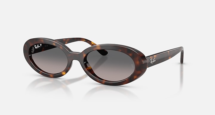 Ray-Ban RB2223 Havana with Grey Gradient Polarized Gradient lenses - Quarter