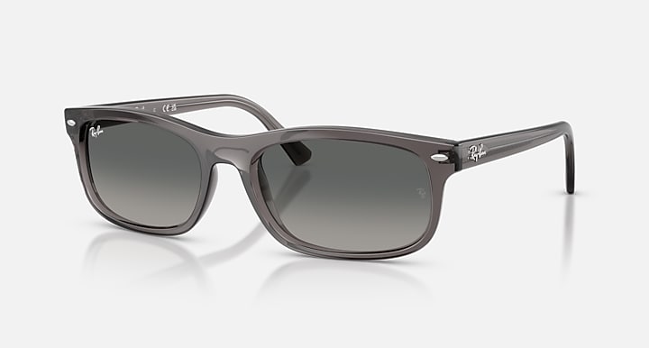 Ray-Ban RB2224 Opal Light Grey with Grey Gradient Gradient lenses - Quarter