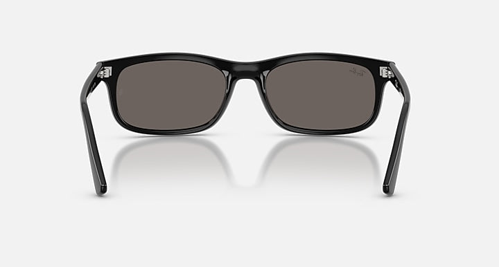 Ray-Ban RB2224 Black with Dark Grey Solid Color lenses - Back