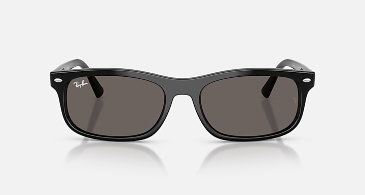 Ray-Ban RB2224 Black with Dark Grey Solid Color lenses - Front