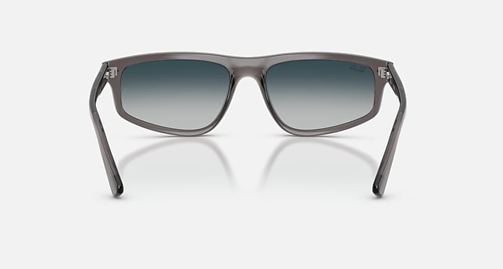 Ray-Ban RB2225 Opal Light Grey with Grey Gradient Blu Gradient lenses - Back
