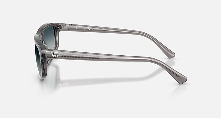 Ray-Ban RB2225 Opal Light Grey with Grey Gradient Blu Gradient lenses - Lateral