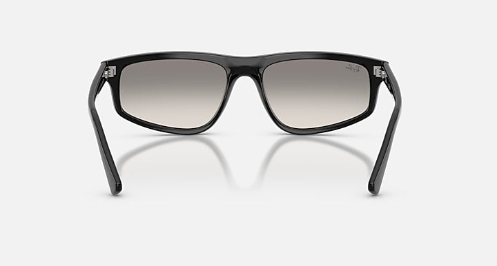 Ray-Ban RB2225 Black with Clear Gradient Grey Gradient lenses - Back