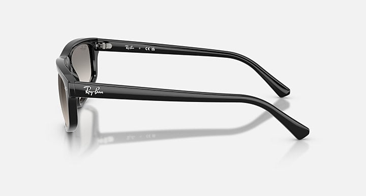 Ray-Ban RB2225 Black with Clear Gradient Grey Gradient lenses - Lateral
