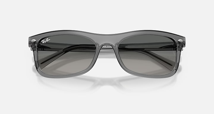 Ray-Ban RB2226 Transparent Grey with Grey Gradient Gradient lenses - Closed Front