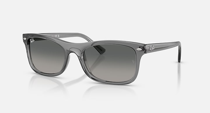 Ray-Ban RB2226 Transparent Grey with Grey Gradient Gradient lenses - Quarter