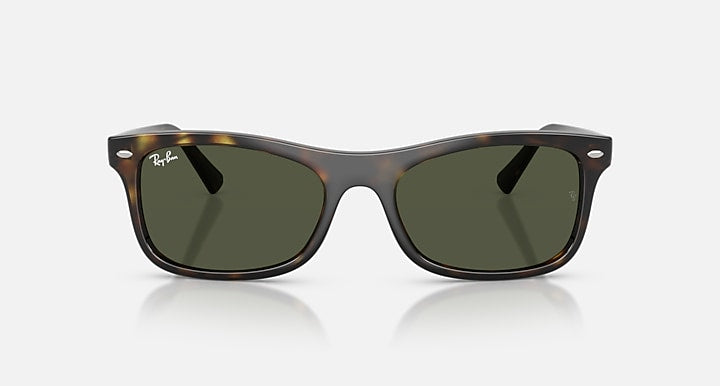 Ray-Ban RB2226 Havana with Green Solid Color lenses - Front