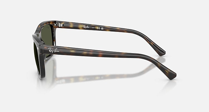 Ray-Ban RB2226 Havana with Green Solid Color lenses - Lateral
