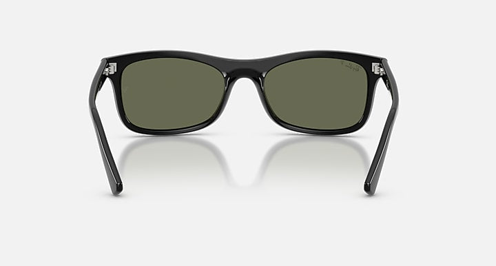 Ray-Ban RB2226 Black with Green Polarized Solid Color lenses - Back