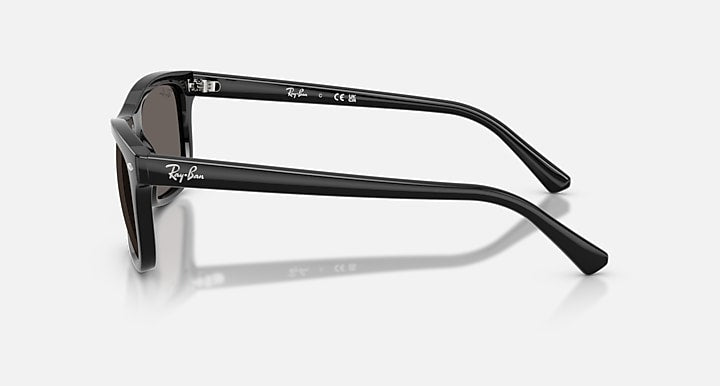 Ray-Ban RB2226 Black with Dark Grey Solid Color lenses - Lateral