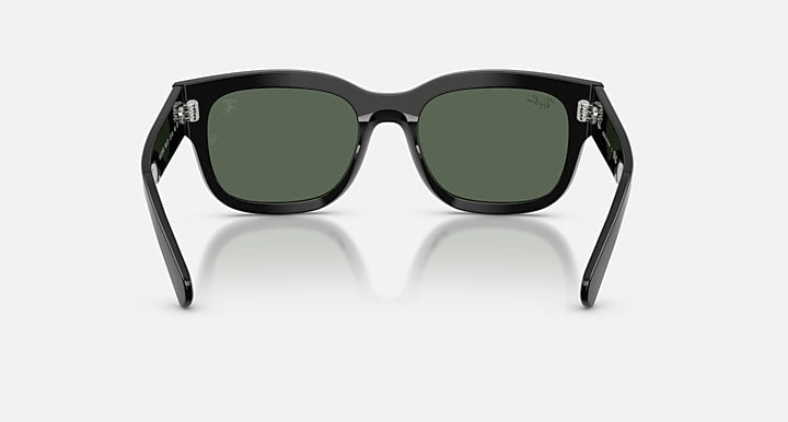 Ray-Ban RB2228M SCUDERIA FERRARI COLLECTION Black with Dark Green Solid Color lenses - Back