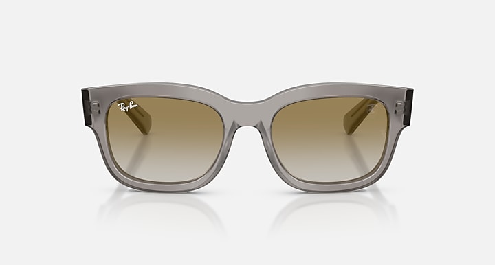 Ray-Ban RB2228M SCUDERIA FERRARI COLLECTION Transparent Grey with Brown Mirror Gold Solid Color - Mirror lenses - Front