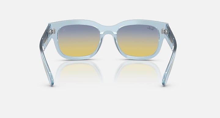 Ray-Ban RB2228M SCUDERIA FERRARI COLLECTION Transparent Light Blue with Gradient Yellow/Blue Gradient lenses - Back