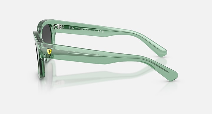 Ray-Ban RB2228M SCUDERIA FERRARI COLLECTION Transparent Green with Grey Gradient Gradient lenses - Lateral