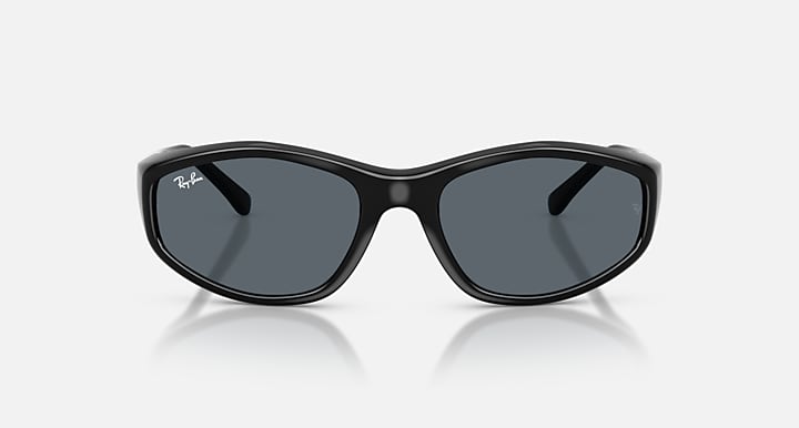Ray-Ban RB2228 Black with Blue Solid Color lenses - Front