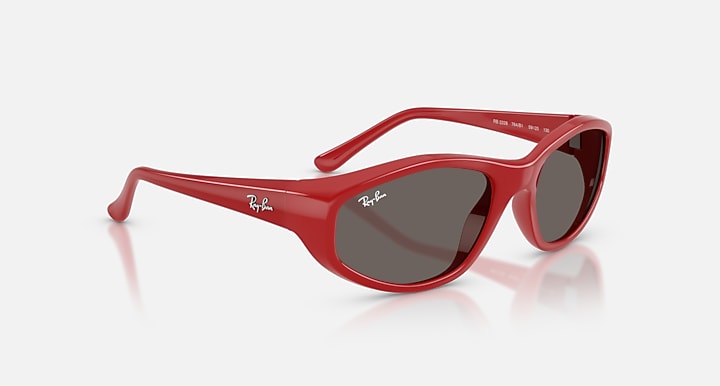 Ray-Ban RB2228 Red with Dark Grey Solid Color lenses - Alternative