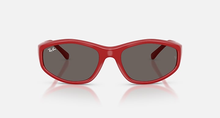 Ray-Ban RB2228 Red with Dark Grey Solid Color lenses - Front
