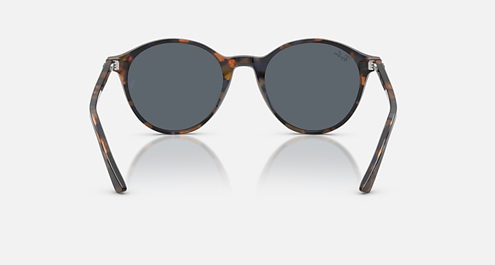 Ray-Ban RB2230 Havana Yellow & Blue with Blue Solid Color lenses - Back