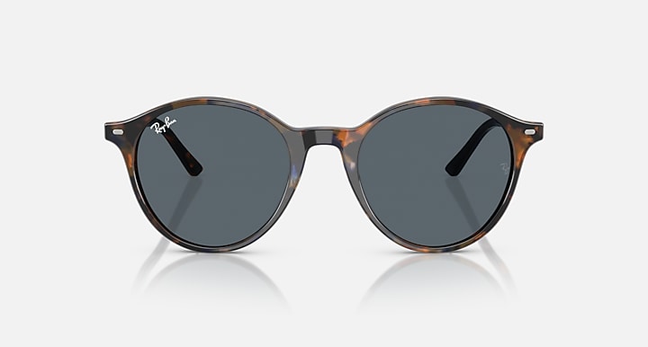 Ray-Ban RB2230 Havana Yellow & Blue with Blue Solid Color lenses - Front