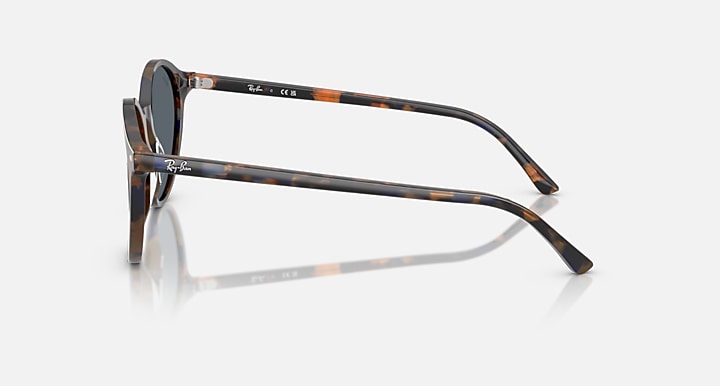 Ray-Ban RB2230 Havana Yellow & Blue with Blue Solid Color lenses - Lateral
