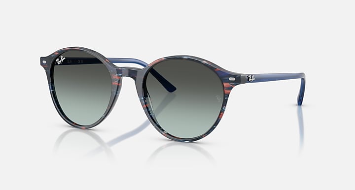 Ray-Ban RB2230 Transparent Shade Fantasy Blue; Transparent Blue with Blue Gradient lenses - Quarter