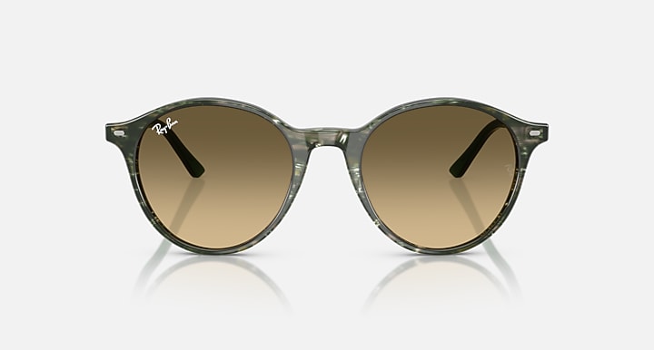 Ray-Ban RB2230 Transparent Shade Fantasy Green; Transparent Green with Brown Gradient lenses - Front