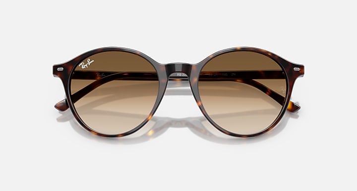 Ray-Ban RB2230 Havana with Clear Gradient Brown Gradient lenses - Closed Front