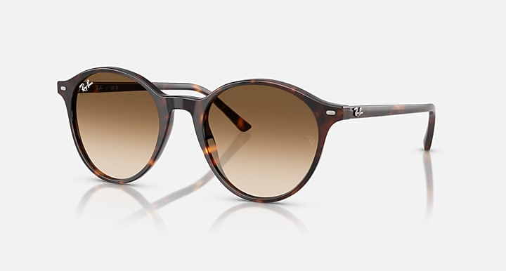 Ray-Ban RB2230 Havana with Clear Gradient Brown Gradient lenses - Quarter
