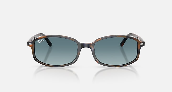 Ray-Ban SAM Yellow & Blue Havana with Blue Gradient Grey Gradient lenses - Front