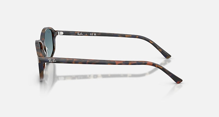 Ray-Ban SAM Yellow & Blue Havana with Blue Gradient Grey Gradient lenses - Lateral