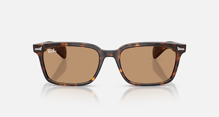 Ray-Ban BRUNEL Havana with Brown Solid Color lenses - Front