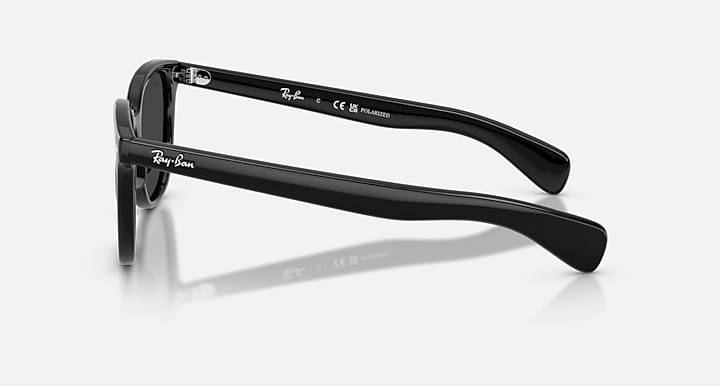 Ray-Ban BRUNEL II Black with Polarized Black Solid Color lenses - Lateral