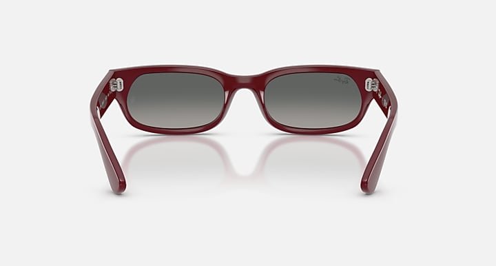 Ray-Ban RB2236 Bordeaux with Light Grey Gradient Dark Grey Gradient lenses - Back